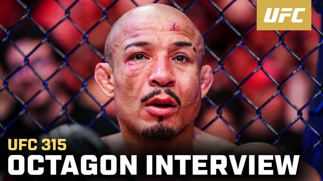 Jose Aldo Octagon Interview | UFC 315