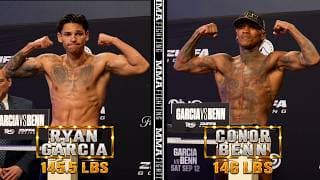 Ryan Garcia And Conor Benn MAKE WEIGHT For WBC Welterweight Title Fight | Garcia vs Benn