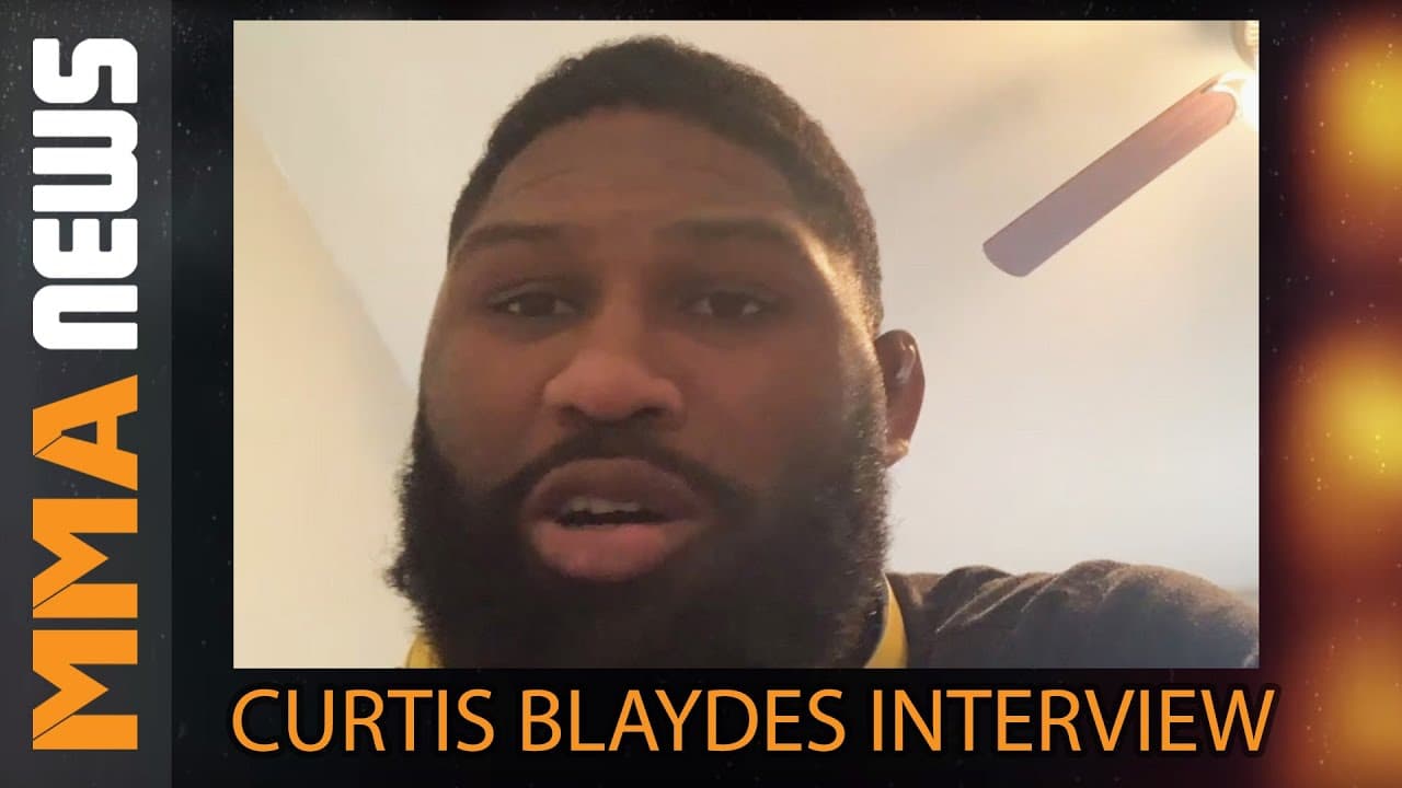 Curtis Blaydes previews Ngannou vs. Gane, talks return date & getting COVID