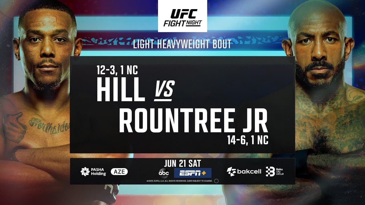 UFC Baku: Hill vs Rountree Jr - June 21th | Fight Promo