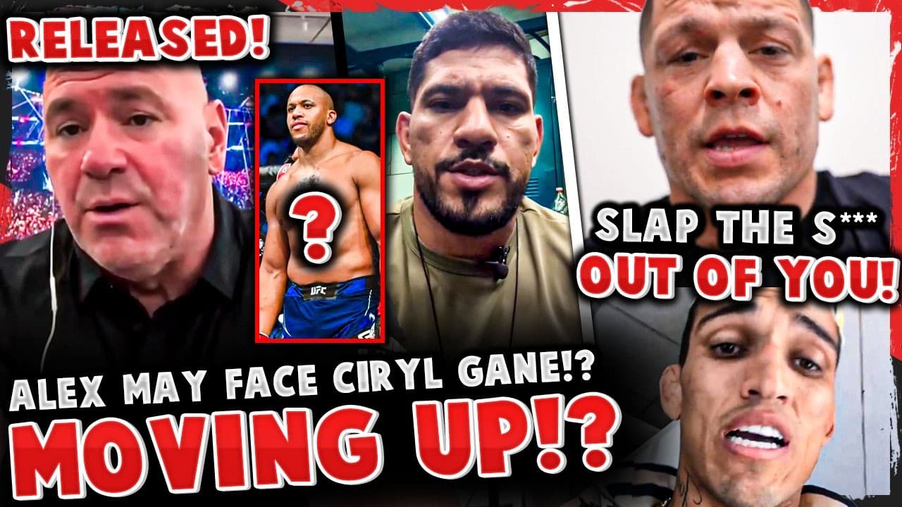 Alex Pereira MOVING UP to FIGHT Ciryl Gane!? Dana White CUTS FIGHTER! Nate Diaz & Charles Oliveira