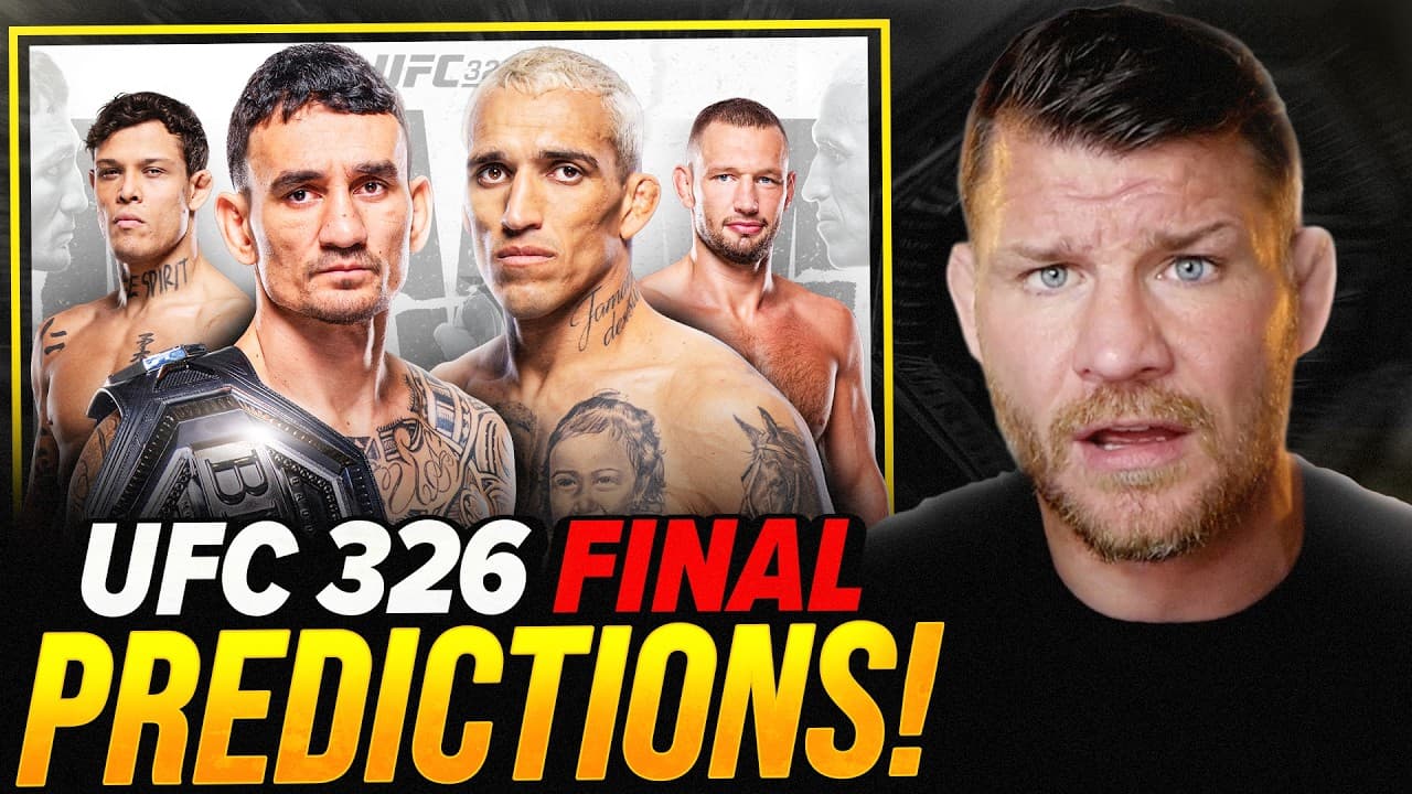 'WHO WINS!?' BISPING picks UFC 326: Holloway vs Oliveira 2 | FINAL PREDICTIONS