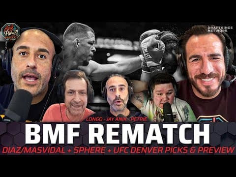 🔴 Diaz vs Masvidal Reactions - UFC Sphere Chat - UFC Denver Preview - Ray Longo MMA News  | A&F.498