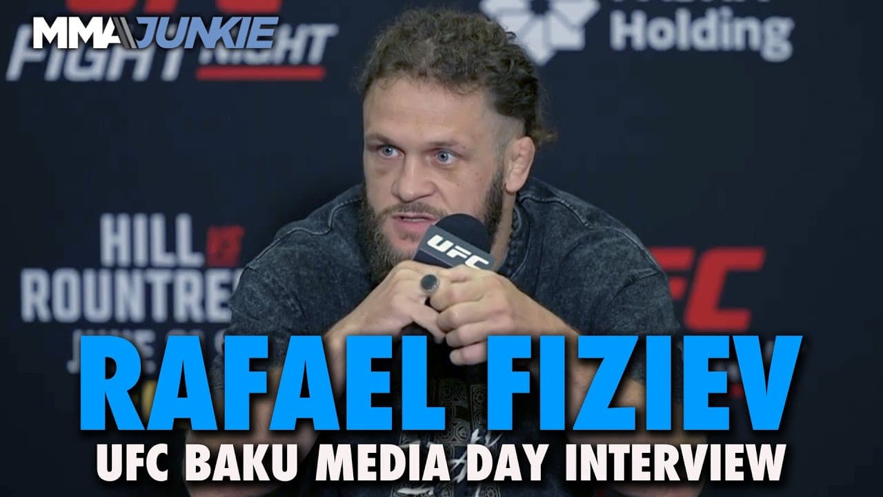 Rafael Fiziev feels 'no pressure' to snap losing skid | UFC Baku