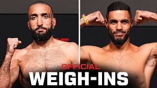 Muhammad vs Bonfim Weigh-Ins | UFC Vegas 118