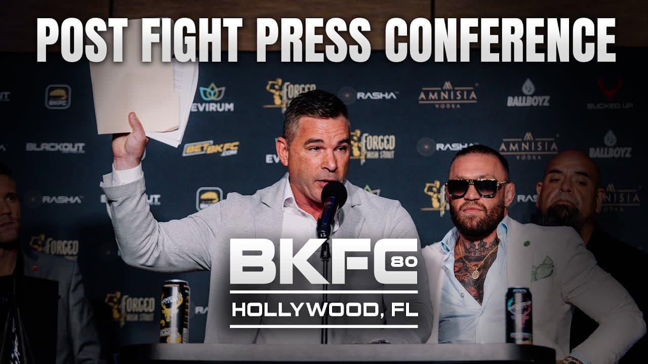 BKFC 80 HOLLYWOOD POST-EVENT PRESS CONFERENCE | LIVE!