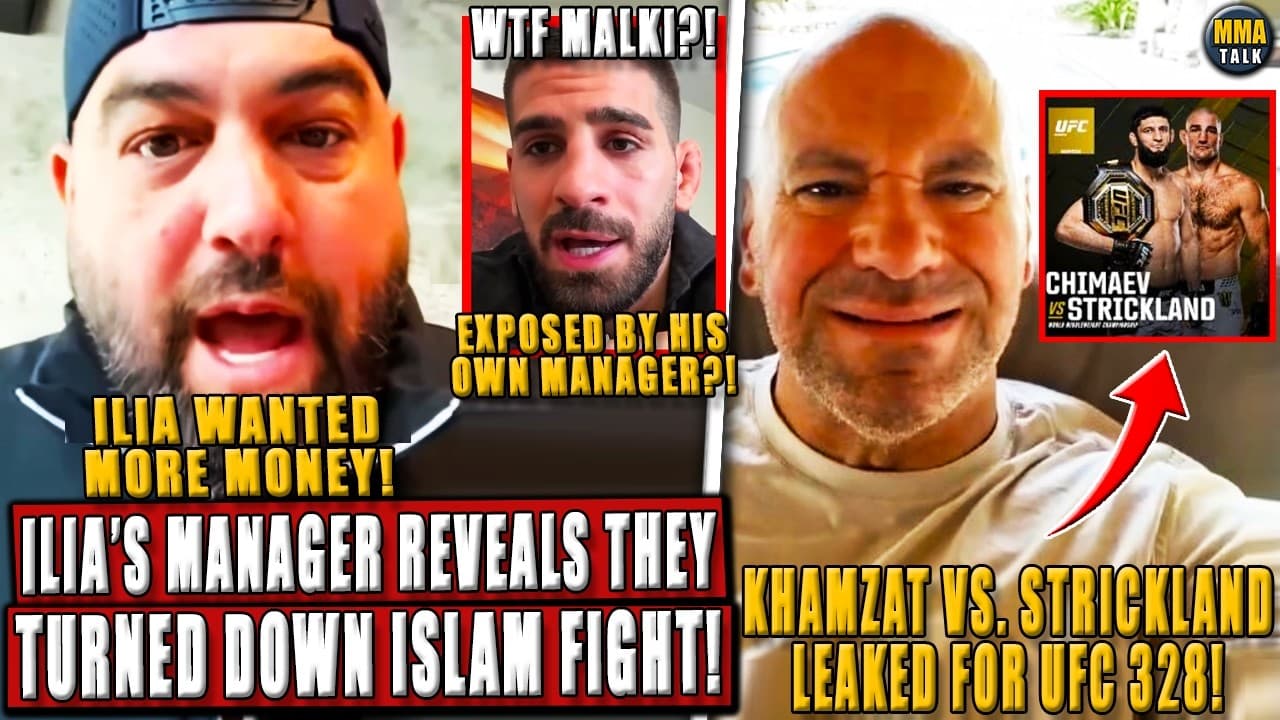 Topuria's Manager REVEALS they TURNED DOWN Islam Makhachev FIGHT! Khamzat vs. Strickland at UFC 328!