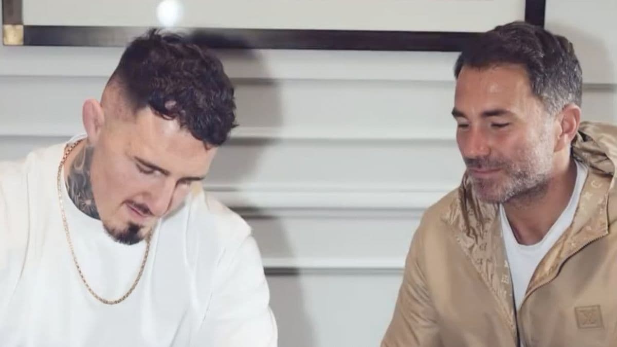 Tom Aspinall Signs with Eddie Hearn's New Matchroom Agency