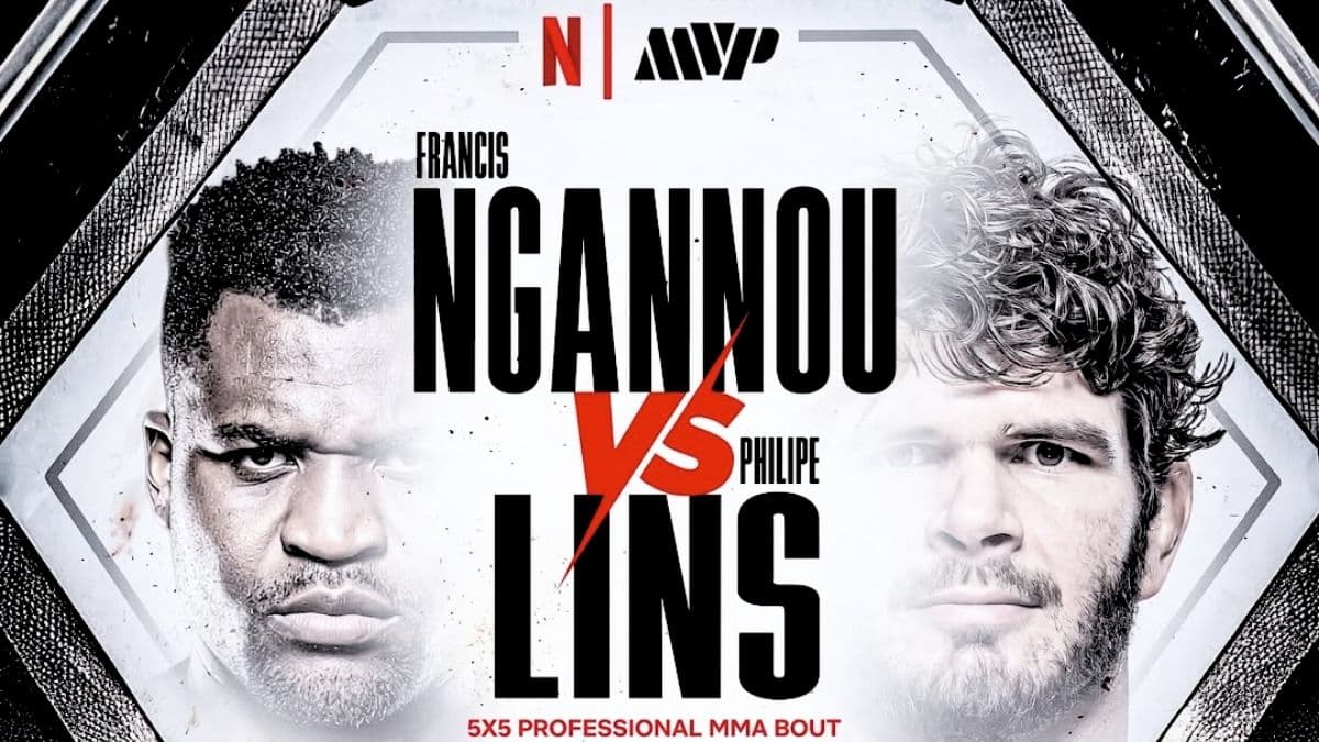 Francis Ngannou vs. Philipe Lins Official for May 16 Netflix Card