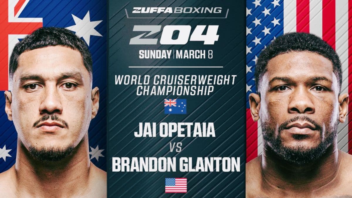 Zuffa Boxing 04 Preview: Opetaia vs. Glanton, Card, How to Watch