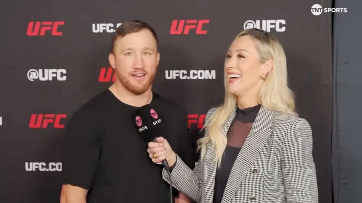 Justin Gaethje Interview TNT Sports