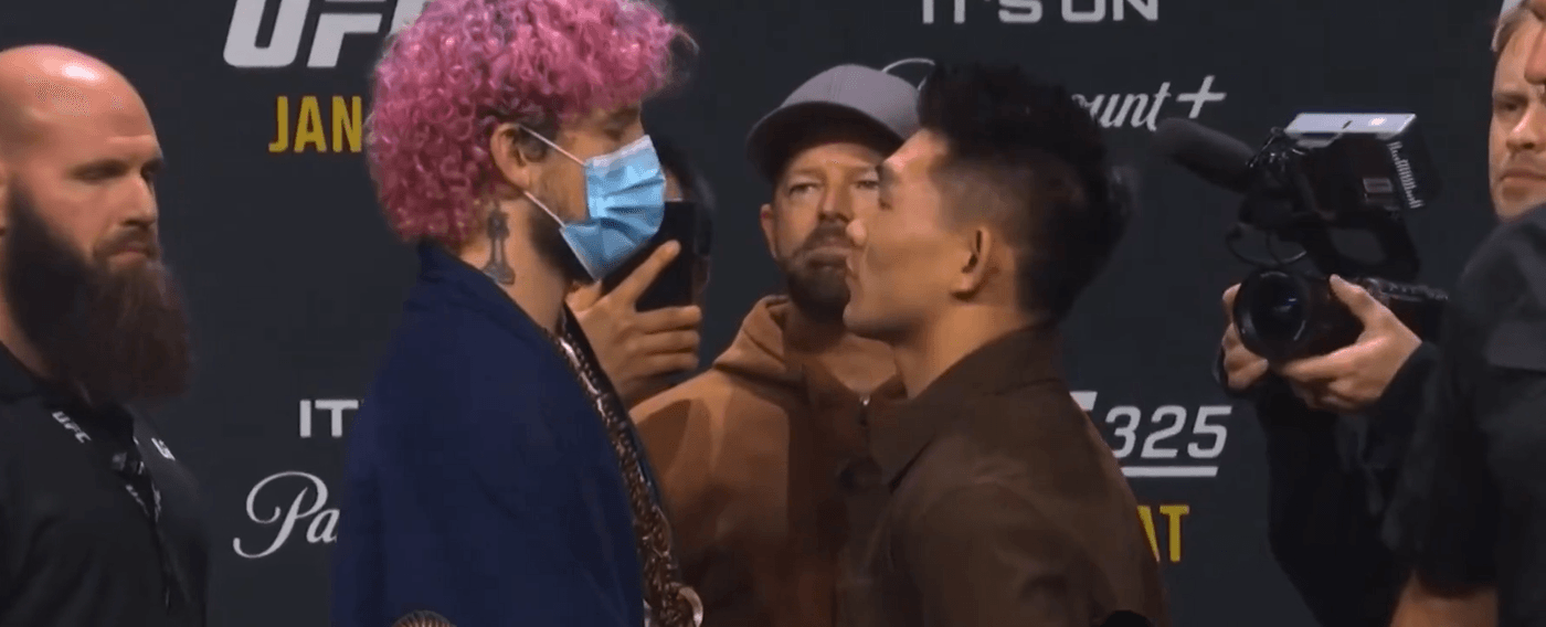 sean o malley mask song yadong UFC 324
