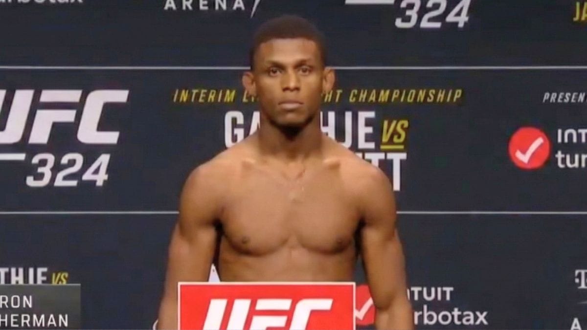 Cameron Smotherman Collapses at UFC 324 Weigh-In, Fight Cancelled