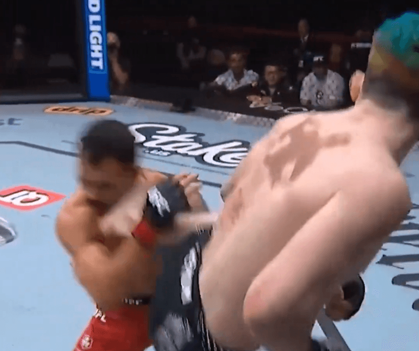 VIDEO: Melquizael Costa Becomes First To Finish Dan Ige