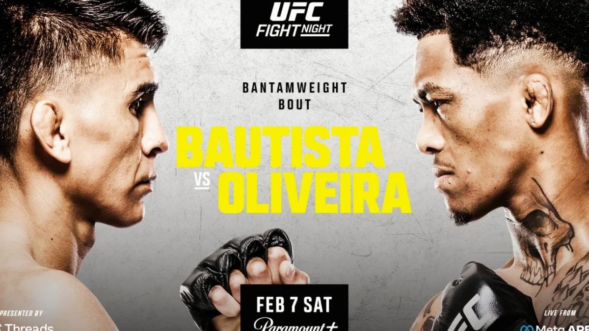 UFC Vegas 113 (Fight Night: Bautista vs Oliveira)