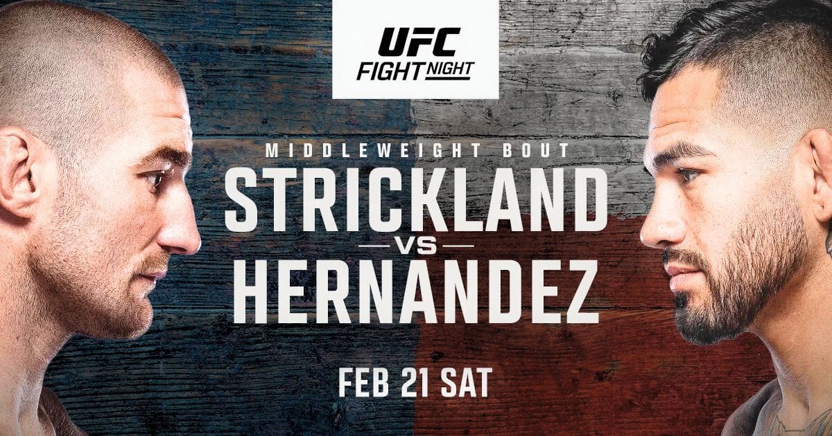 UFC Fight Night Strickland Hernandez