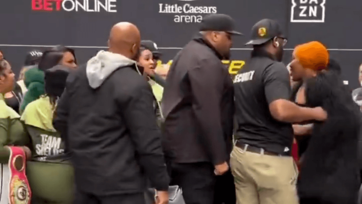 Clarissa Shields Weigh-In Brawl