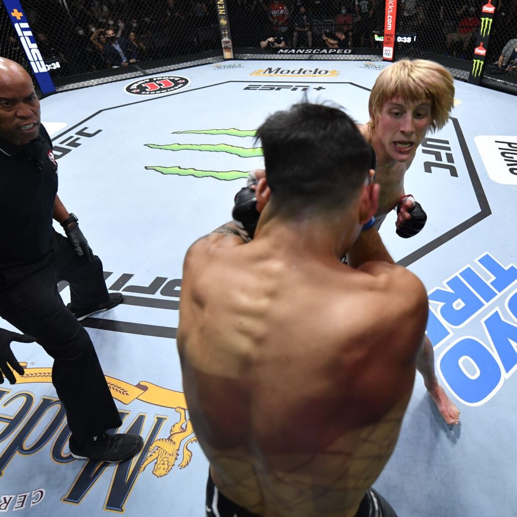 Paddy Pimblett and Luigi Vendramini