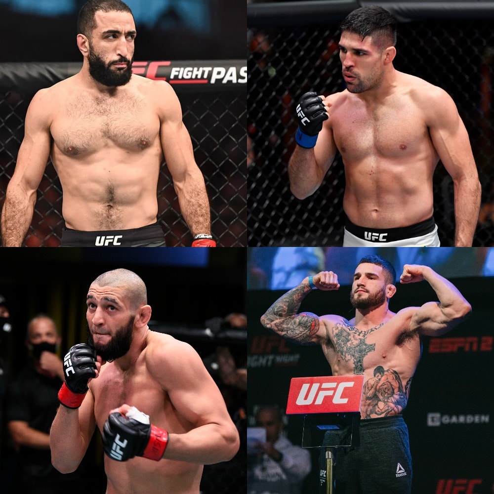 Belal Muhammad, Vincente Luque, Khamzat Chimaev, Sean Brady