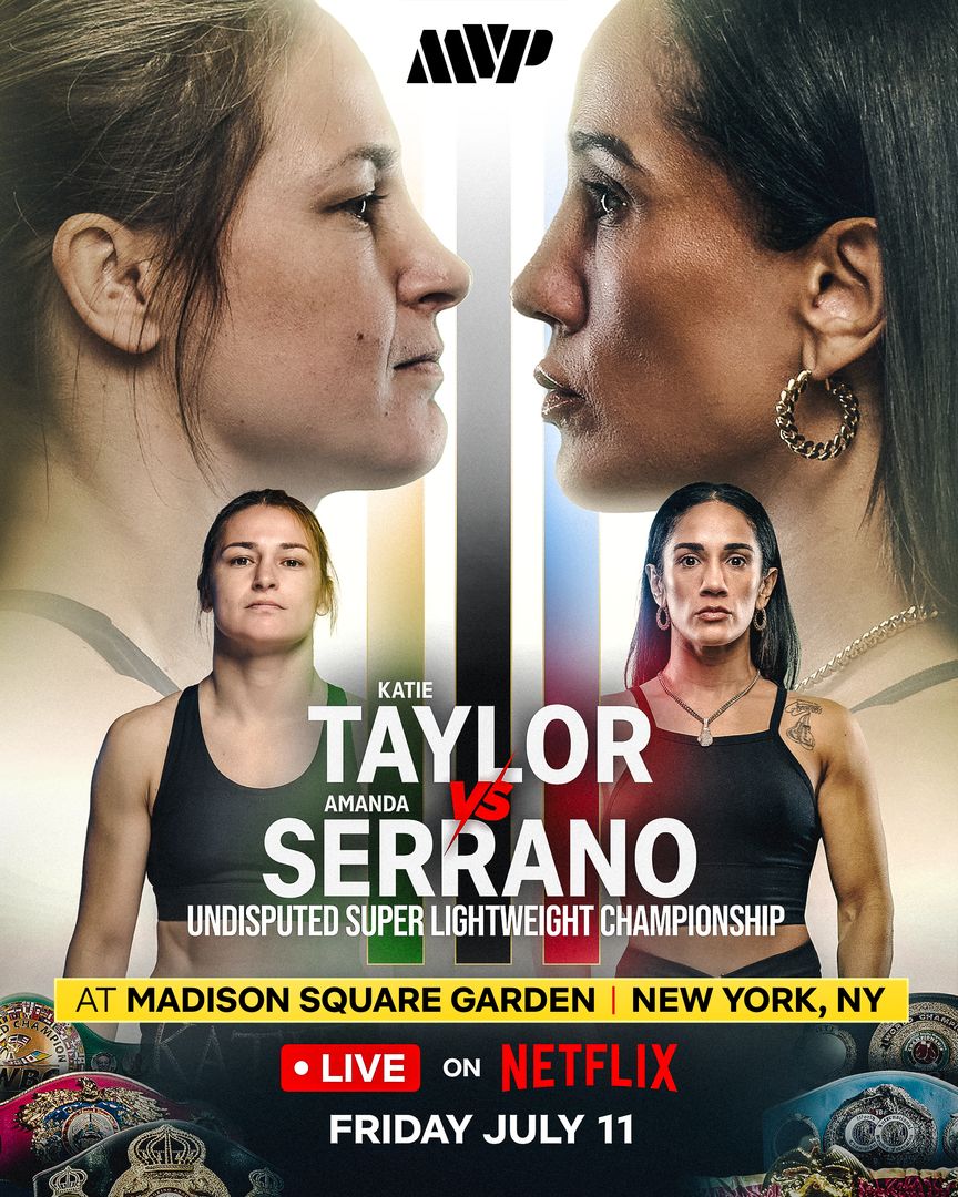 Katie Taylor vs Amanda Serrano 3 poster