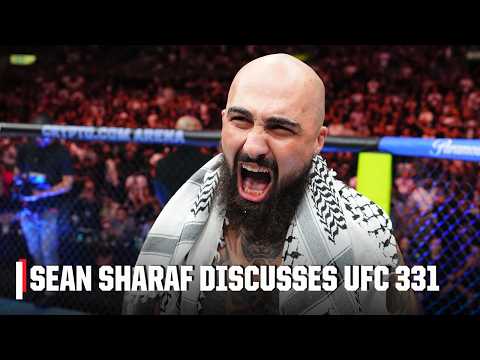 Sean Sharaf talks KO win vs. Gable Steveson at UFC 331, getting out of debt & more | ESPN MMA