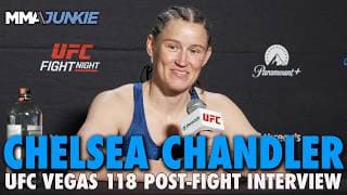 Chelsea Chandler details slick armbar victory over Priscila Cachoeira | UFC Vegas 118