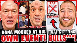 Dana White CALLED OUT for SKIPPING EVENT! Sean Strickland REJECTS HUGE OFFER! Joshua Van GOES OFF!