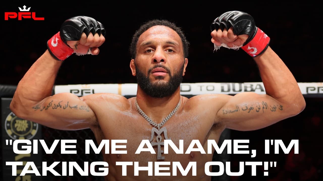 “I’m Taking Anyone Out!” | AJ McKee Post-Fight Interview | PFL Madrid
