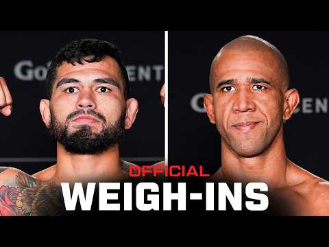 Hernandez vs Rodrigues Weigh-Ins | UFC Sacramento
