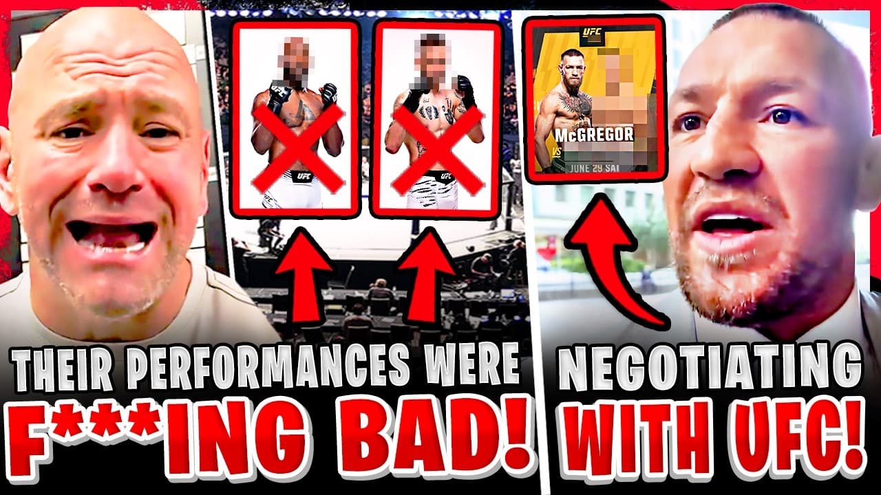Dana White REMOVES MULTIPLE FIGHTERS after UFC Mexico! Conor McGregor in NEGOTIATIONS! Ilia Topuria