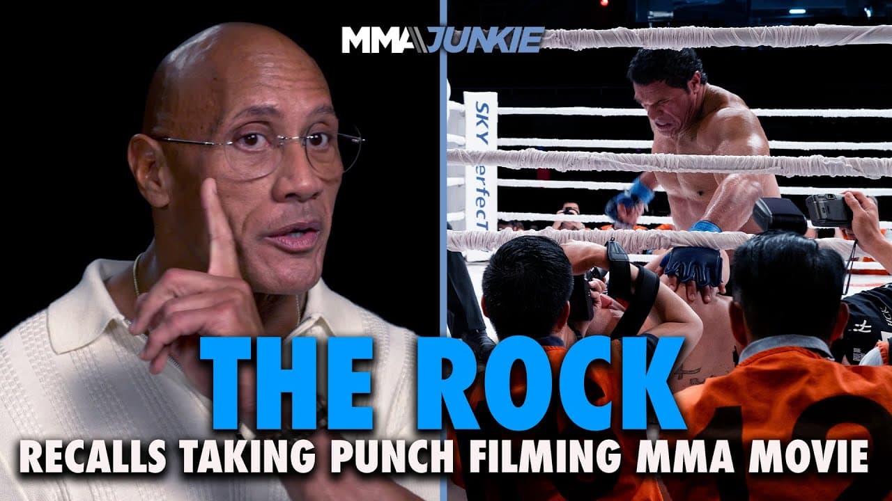 Dwayne Johnson got 'rocked' with real punch filming 'The Smashing Machine'