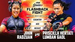 Malaysia STAND UP! Jihin Radzuan 🇲🇾 vs. Priscilla Hertati Lumban Gaol 🇮🇩 | MMA Full Fight