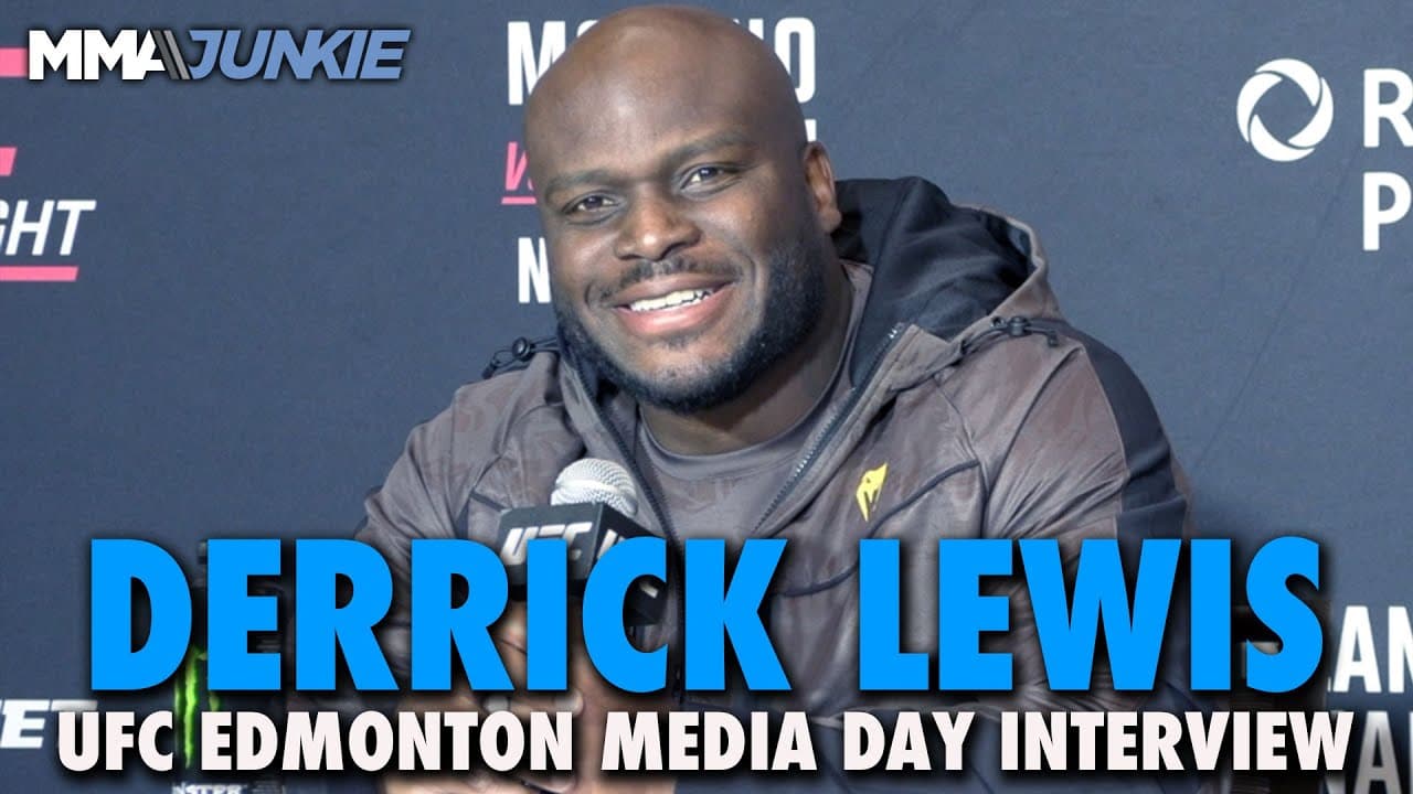 Derrick Lewis Calls Daniel Cormier a 'Piece of Sh*t,' Goes Off on Pound-for-Pound | UFC Edmonton