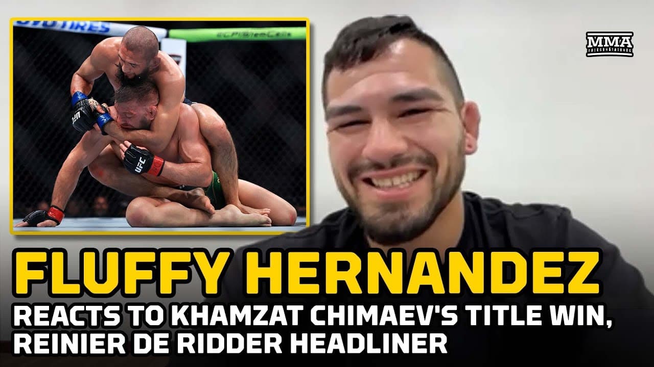 Anthony Hernandez REACTS To 'Boring' Khamzat Chimaev Win, Reinier de Ridder Headliner - MMA Fighting