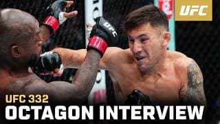 Esteban Ribovics Octagon Interview | UFC 332