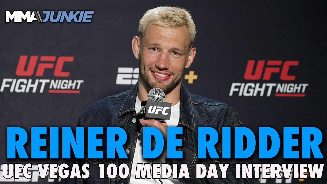 Reinier de Ridder: 'A Win is NOT Enough' in Debut vs. Gerald Meerschaert | UFC Vegas 100