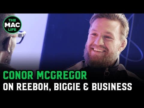 Conor McGregor talks Reebok shoe launch, sings Biggie 'Hypnotize' and life after fighting