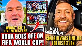 Dana White GOES OFF on the FIFA World Cup! Covington vs. Belal Muhammad CANCELED! Khamzat SQUATS 550