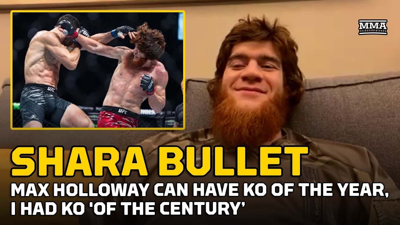 Shara Bullet: Max Holloway Can Have KO of the Year, Spinning Backfist 'Knockout Of The Century'