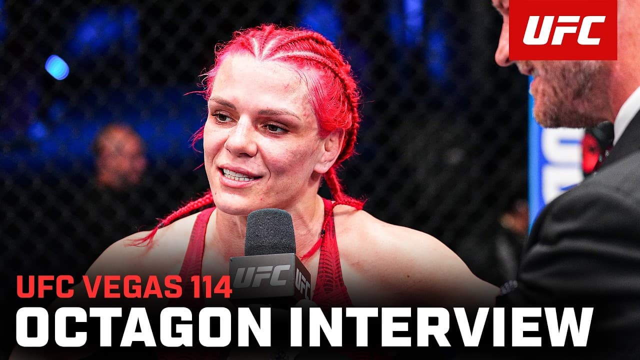 Gillian Robertson Octagon Interview | UFC Vegas 114