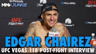Edgar Chairez wants 'money fights' after slick submission of Bruno Silva | UFC Vegas 118