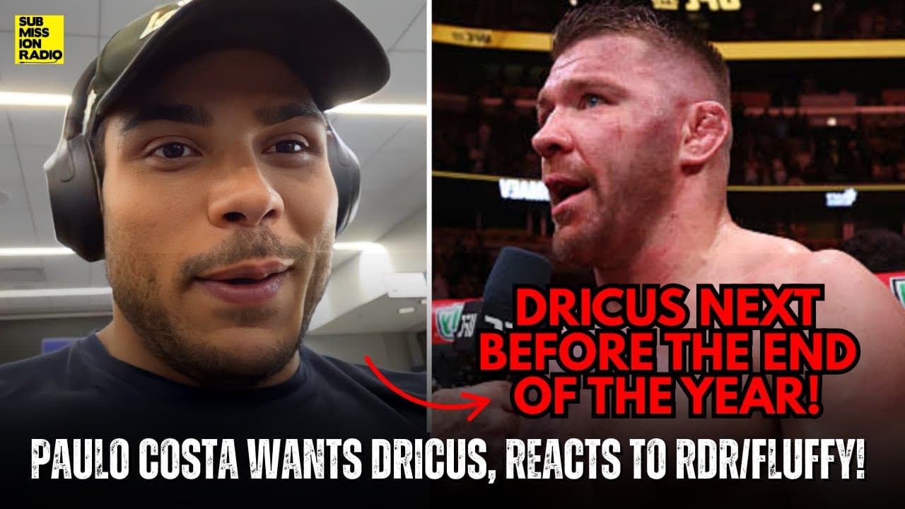 Paulo Costa Wants Dricus NEXT Over Adesanya in Nov/Dec: "That would be a Great Fight. A Huge Fight!