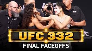 UFC 332 Final Faceoffs : Wang Cong Tanuts Natalia Silva As Security Jumps In | MMA Fighting