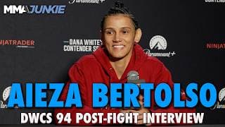 Aieza Bertolso reacts to earning a UFC contract via submission victory | DWCS 94