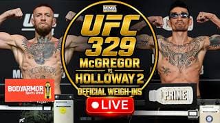 🔴 UFC 329: McGregor vs. Holloway 2 Official Weigh-In | Live Stream | MMA Fighting