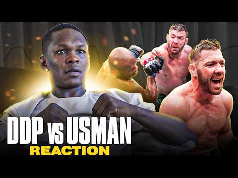 DDP is BACK 👏 | Israel Adesanya Reacts to Du Plessis vs Usman