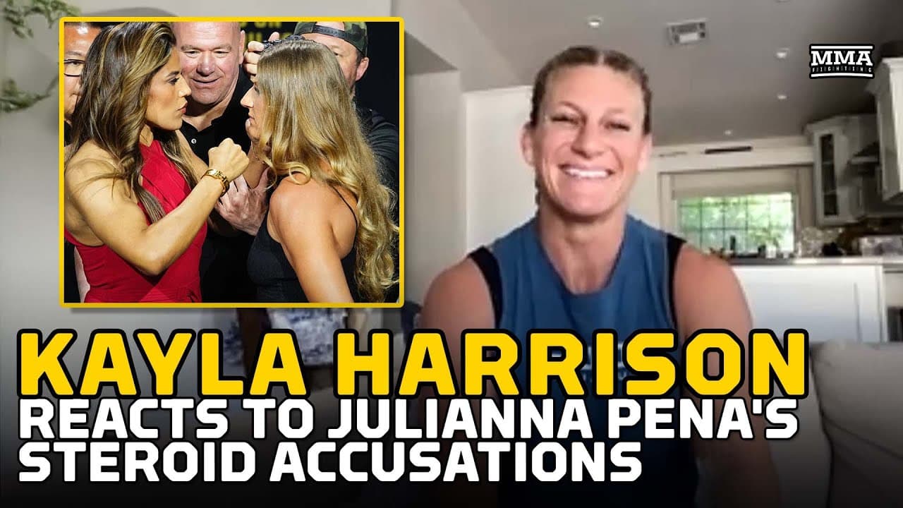 Kayla Harrison REACTS To Julianna Pena's Steroid Accusations, Dustin Poirier's Retirement | UFC 316