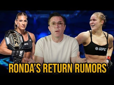 Chael Reacts to Ronda Rousey’s Rumored Return…