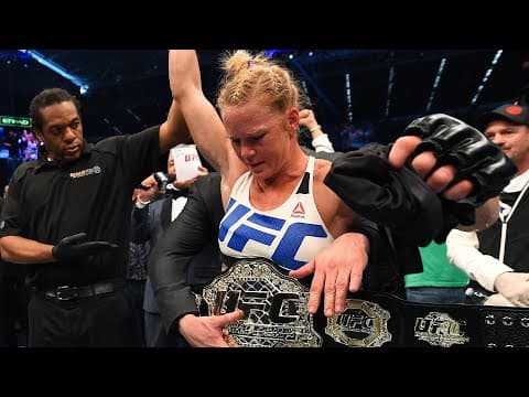 Crowning Moment: Holly Holm Completes the Upset With Shocking KO Over Ronda Rousey For the Title 👑