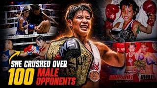 The Girl Who Beat 100+ Boys in Muay Thai 😱 | EVERY Phetjeeja Fight in ONE Championship